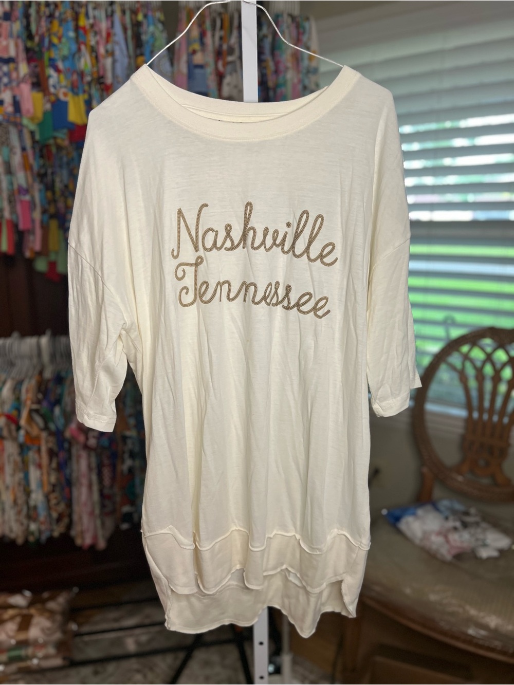 Ash Cream 'Nashville Tennessee' Short Sleeve Relaxed Tee